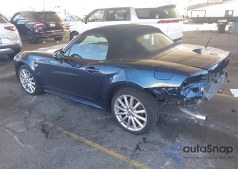 2018 Fiat 124 Spider Lusso from USA, damaged, VIN JC1NFAEK0J0140195